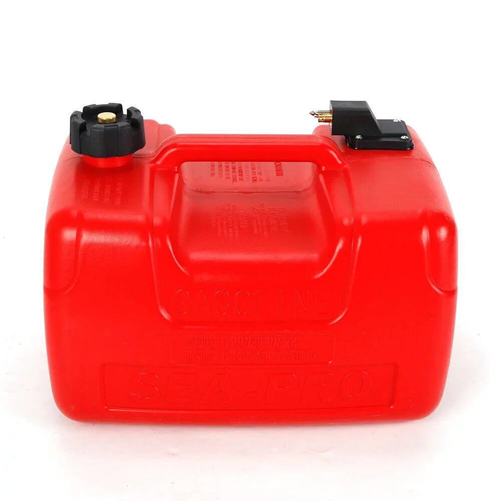12L Plastic Oil Tank 3.2 Gallon Portable Outboard ship Marine Fuel Gas Tank（no Tubing and Connector）