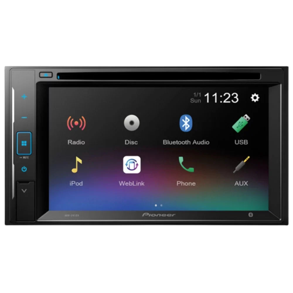 KIT395 Bundle with Pioneer Multimedia DVD Car Stereo and Installation Kit - for 2004-2008  F-150 /Bluetooth Touchscreen Radio - Backup Camera, Double Din Mounting Kit