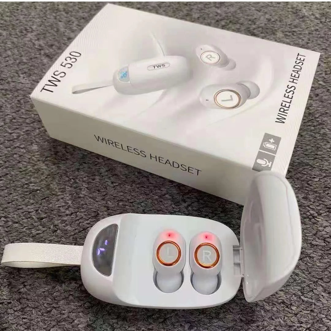 Wireless Earbuds For  Redmi S2 (Redmi Y2) , with Immersive Sound True 5.0 Bluetooth in-Ear Headphones with 2000mAh Charging Case Stereo Calls Touch Control IPX7 Sweatproof Deep Bass