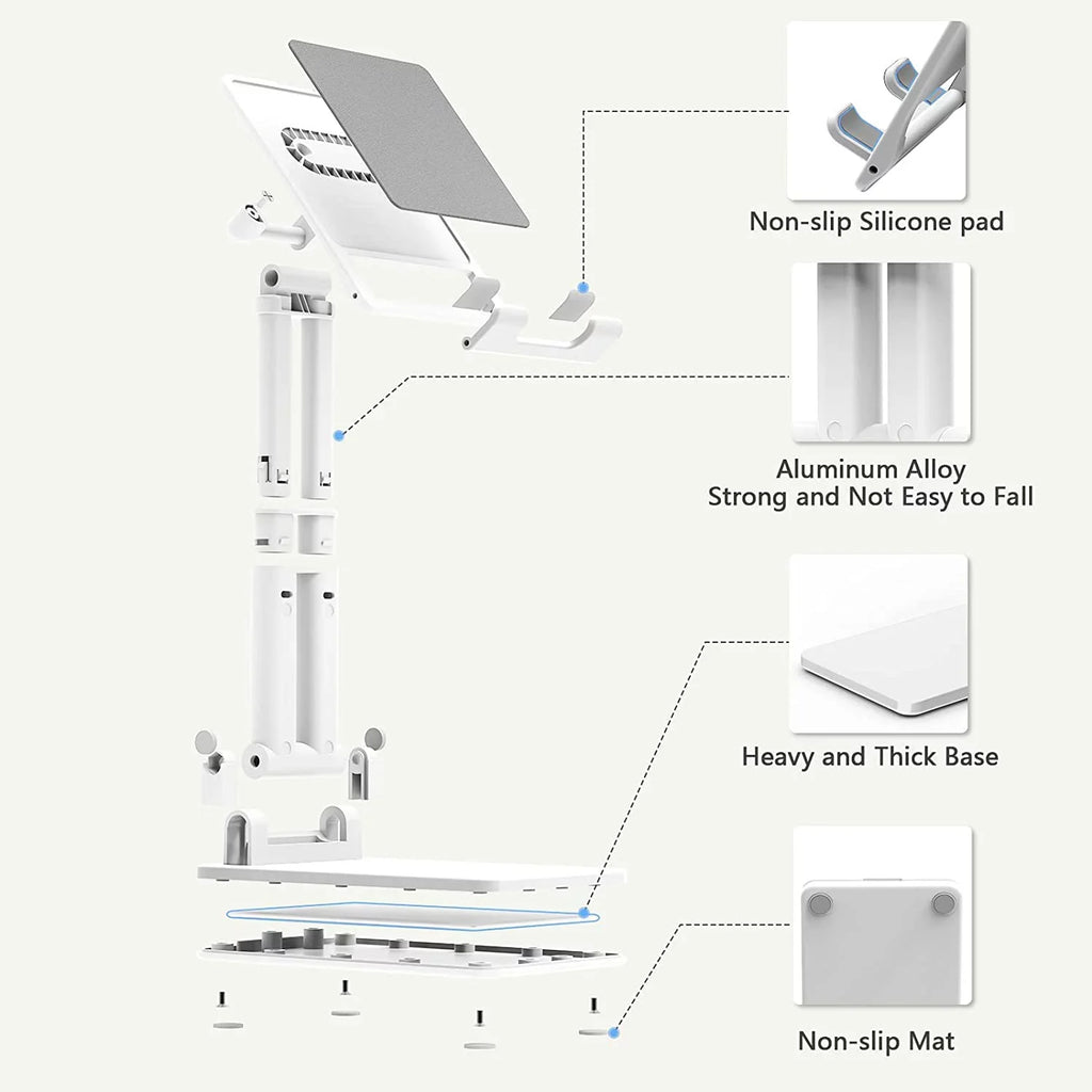 Cell Phone Stand Tablet Phone Holder for Desk Portable Cute Double Rod Anti-Slip Foldable Phone Stand matching