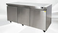 ft..  Commercial Three Door Undercounter Freezer 16.6 cu. 72 in
