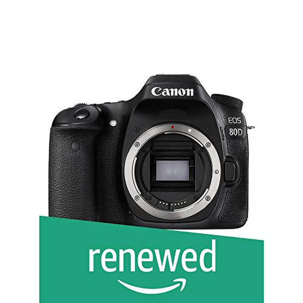 Restored  EOS 80D Digital SLR Camera Body (Black) (Refurbished)