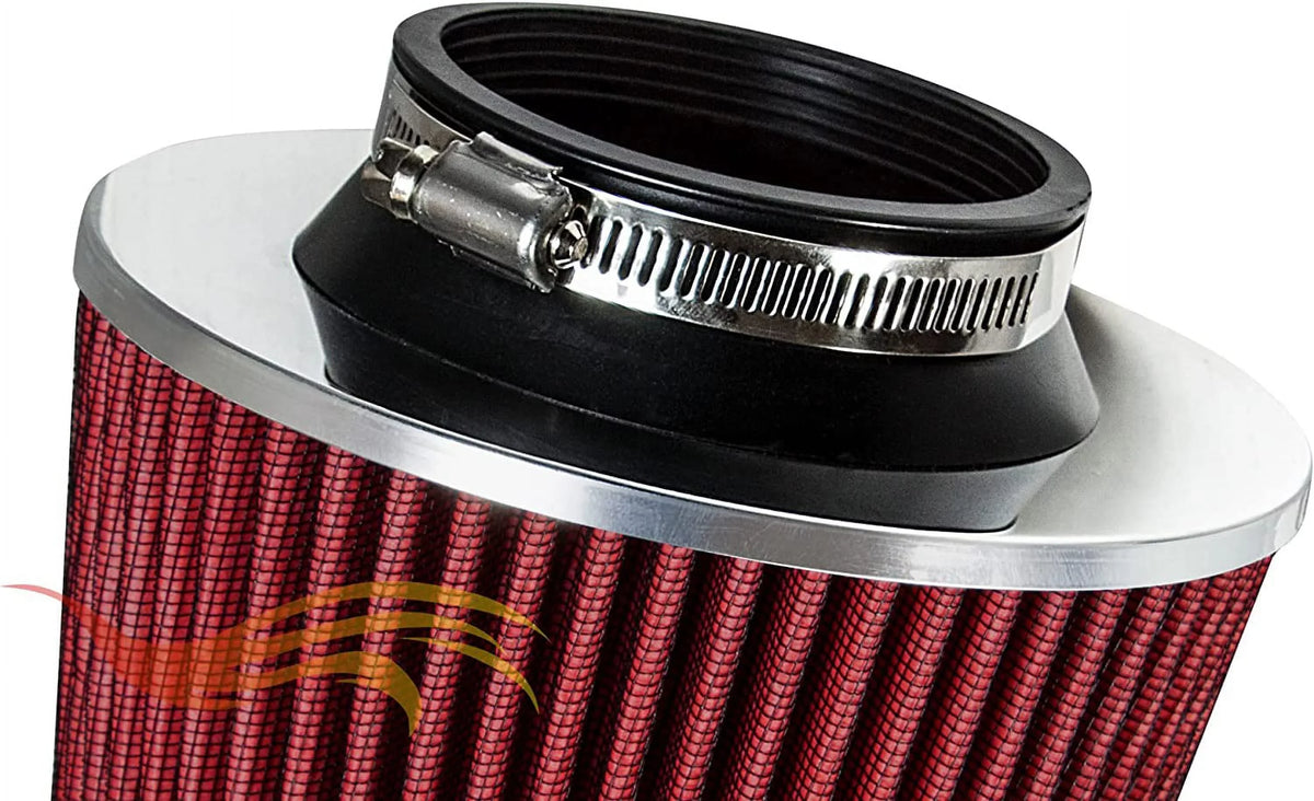 Rtunes Racing Short Ram Air Intake Kit + Filter Combo RED For 05-10 Chevy Cobalt/Chevy Cobalt SS 2.4L L4