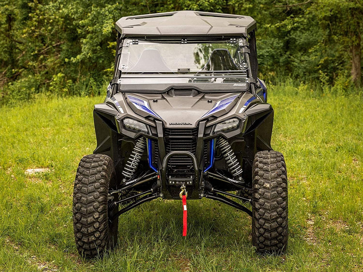 Winch Included. SuperATV 3500 lb Black Ops Winch with Heavy Duty Winch Mounting Plate for 2019+ Honda Talon 1000X / 1000R 2020+ Talon 1000X-4 Complete Kit Ready for Install! 3500 lb