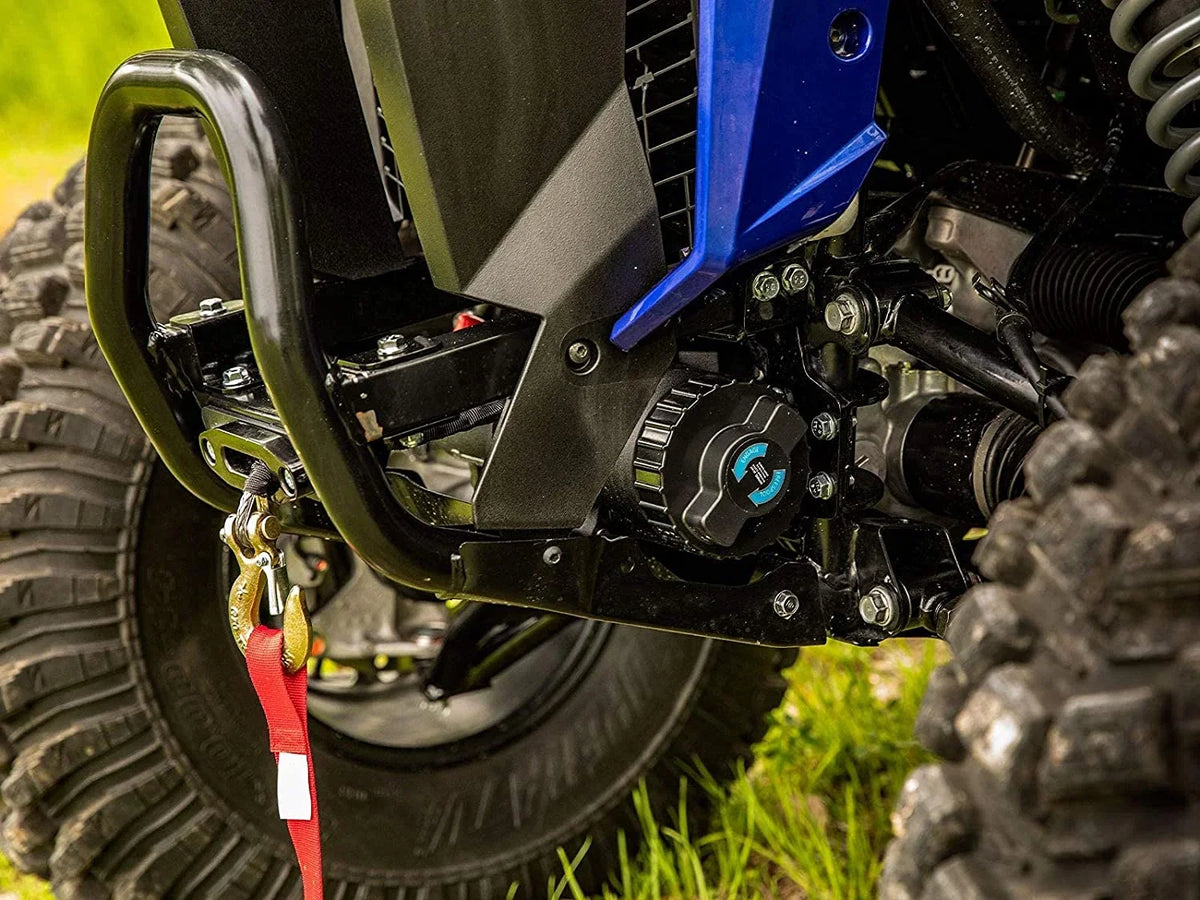 Winch Included. SuperATV 3500 lb Black Ops Winch with Heavy Duty Winch Mounting Plate for 2019+ Honda Talon 1000X / 1000R 2020+ Talon 1000X-4 Complete Kit Ready for Install! 3500 lb