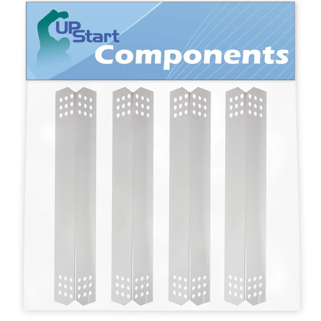 4-Pack BBQ Grill Heat Shield Plate Tent Replacement Parts for Nex 720-0709B - suitable Barbeque Stainless Steel Flame Tamer, Guard, Deflector, Flavorizer Bar, Vaporizer Bar, Burner protector 16 1/8"