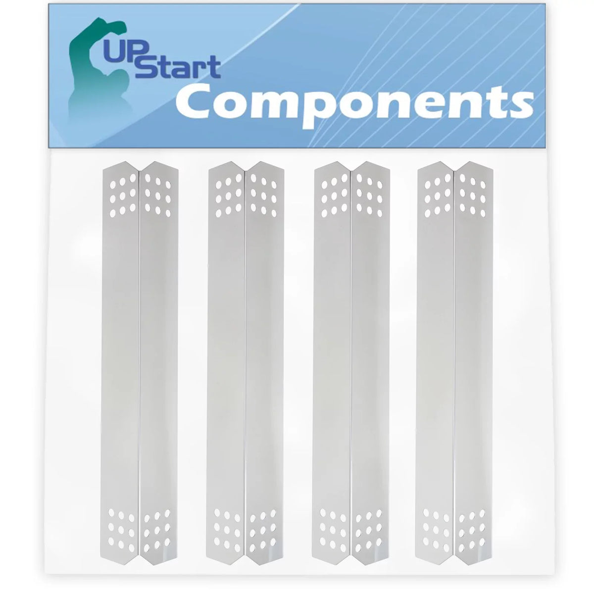 4-Pack BBQ Grill Heat Shield Plate Tent Replacement Parts for Nex 720-0709B - suitable Barbeque Stainless Steel Flame Tamer, Guard, Deflector, Flavorizer Bar, Vaporizer Bar, Burner protector 16 1/8"
