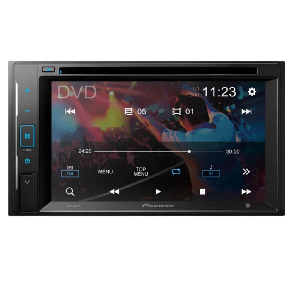 KIT395 Bundle with Pioneer Multimedia DVD Car Stereo and Installation Kit - for 2004-2008  F-150 /Bluetooth Touchscreen Radio - Backup Camera, Double Din Mounting Kit