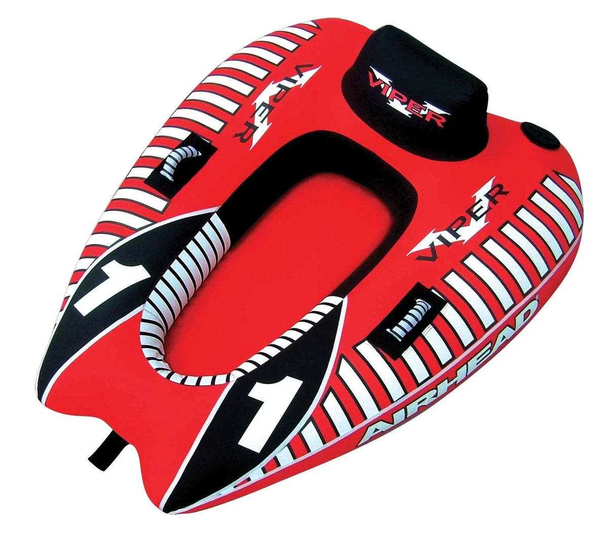 AIRHEAD AHVI-F1 Viper 1 Single Rider Cockpit Inflatable Lake liquid Towable Tube