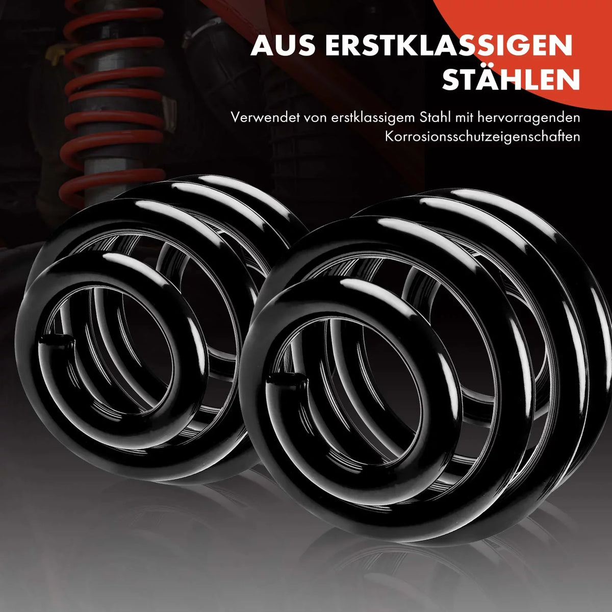 A-Premium 2Pcs Front Suspension Coil Spring Set matching with  Mustang 2011 2012 2013 2014 3.7L 5.0L, Driver and Passenger Side, Replace# AR3Z5310A, BR3Z5310A