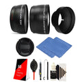 52mm Fisheye Telephoto & Wide Angle Lens + Rubber Hood Accessory Kit for  D3300 D3200 D3100 D5500 D5300 D5200 D5100