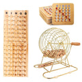 excellent for Kids, Adults and Family Party. GSE Games & Sports Expert Deluxe Bingo Game Set with Gold Bingo Cage, Wood Masterboard, Wood Bingo Balls and Shutter Bingo Cards