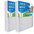 16x20x4 Air Filter MERV 8 Comparable to MPR 700 & FPR 5 suitable with Bryant Carrier FILXXFNC-0017 Premium USA Made 16x20x4 Furnace Filter 2 Pack by AIRX FILTERS WICKED CLEAN AIR.