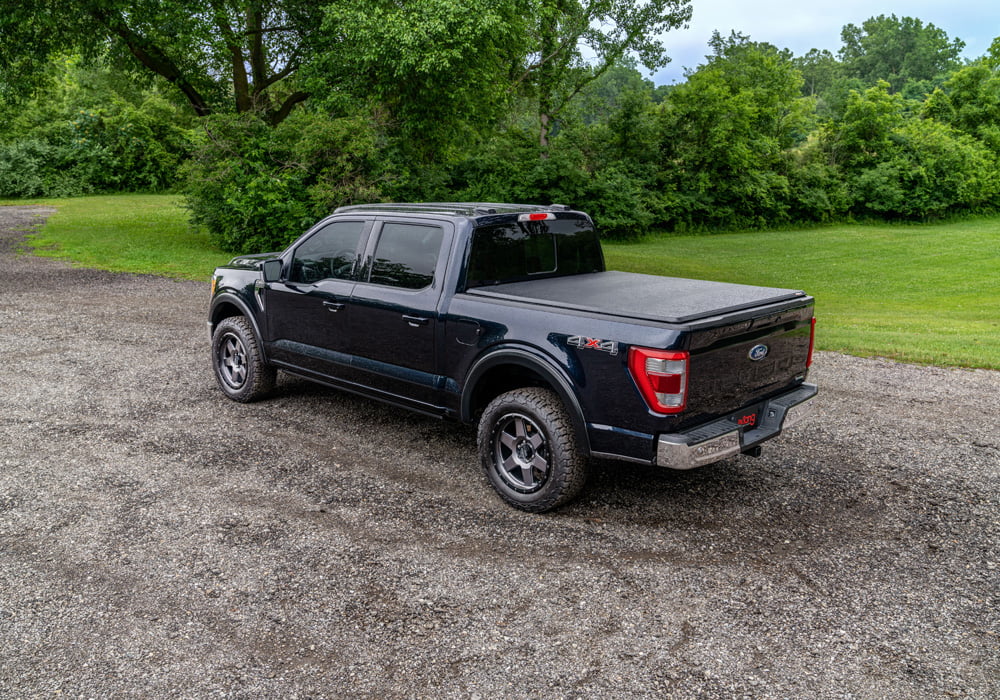 Extang by RealTruck Trifecta e-Series Soft Folding Truck Bed Tonneau shield | 77422 | suitable with 2019 - 2024 Dodge Ram 1500 w/ and w/o Multi-Function (Split) Tailgate 6' 4" Bed (76.3")