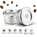Suzicca Stainless Steel Reusable Coffee Capsules Reusable Coffee Capsule Cup Filter matching with Delta Q