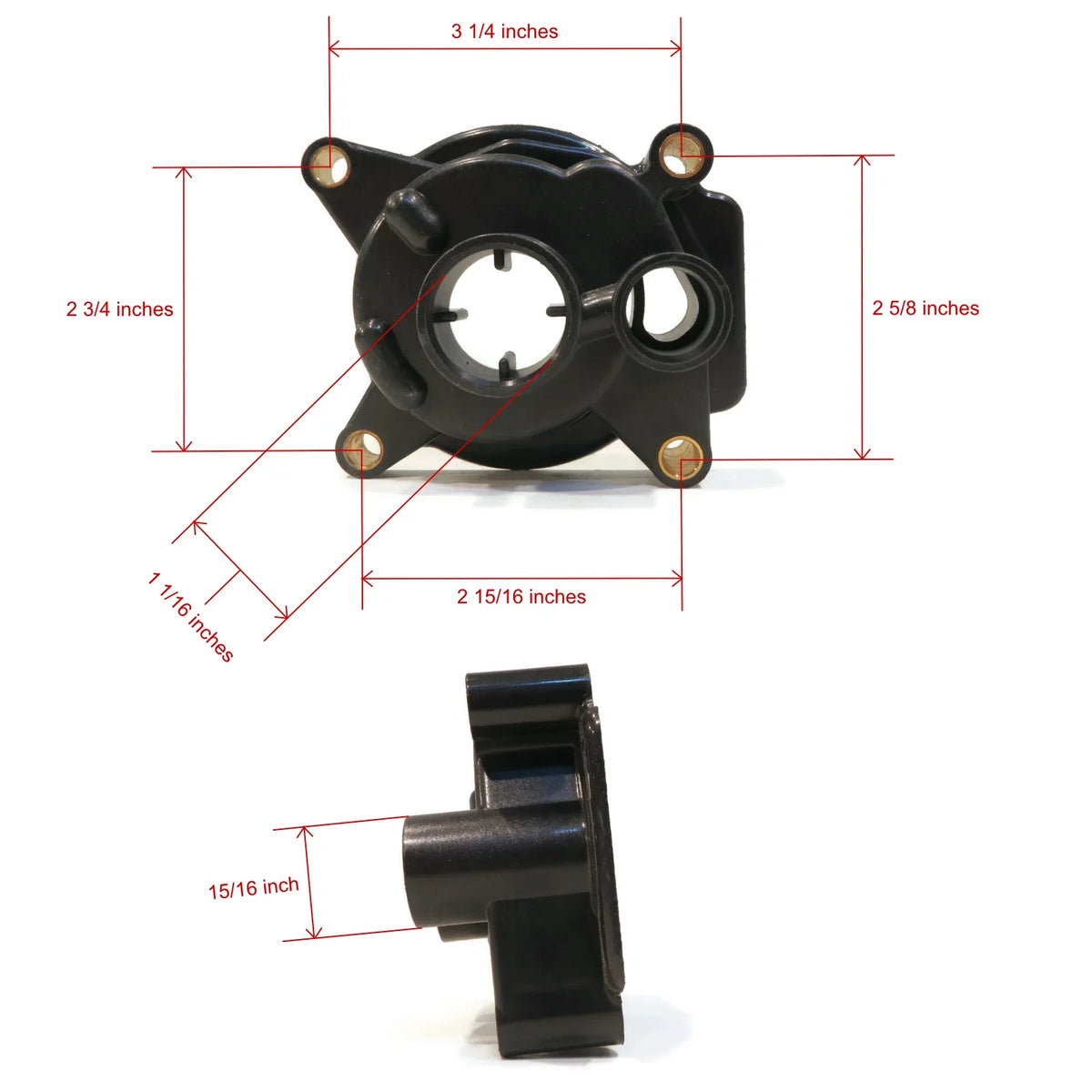 The ROP Shop | moisture Pump Impeller Kit for 1979 Evinrude, Johnson 9.9, 50, 55  Outboard vessel
