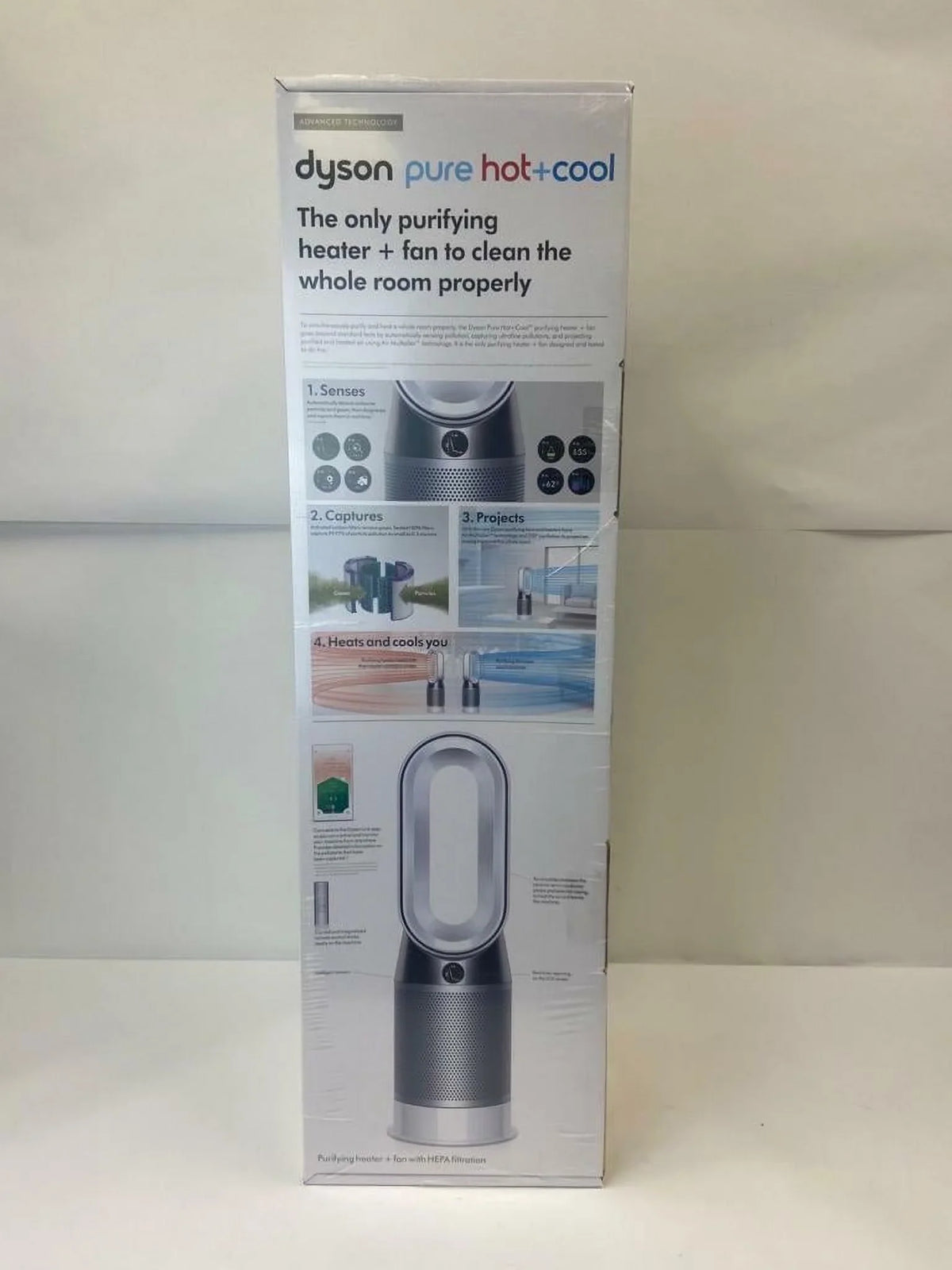Dyson Pure Hot+Cool HP04 Purifying Heater + Fan | White | New