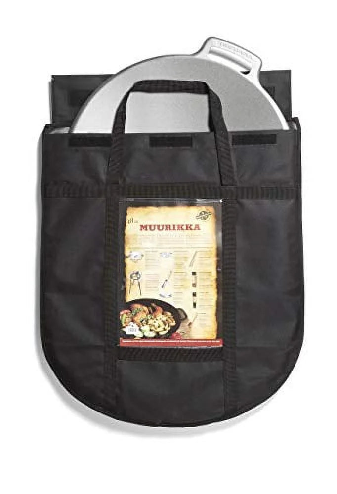 Muurikka Griddle Pan 48cm Grill for BBQ, Camping, Gas, Open Fire with protector Bag