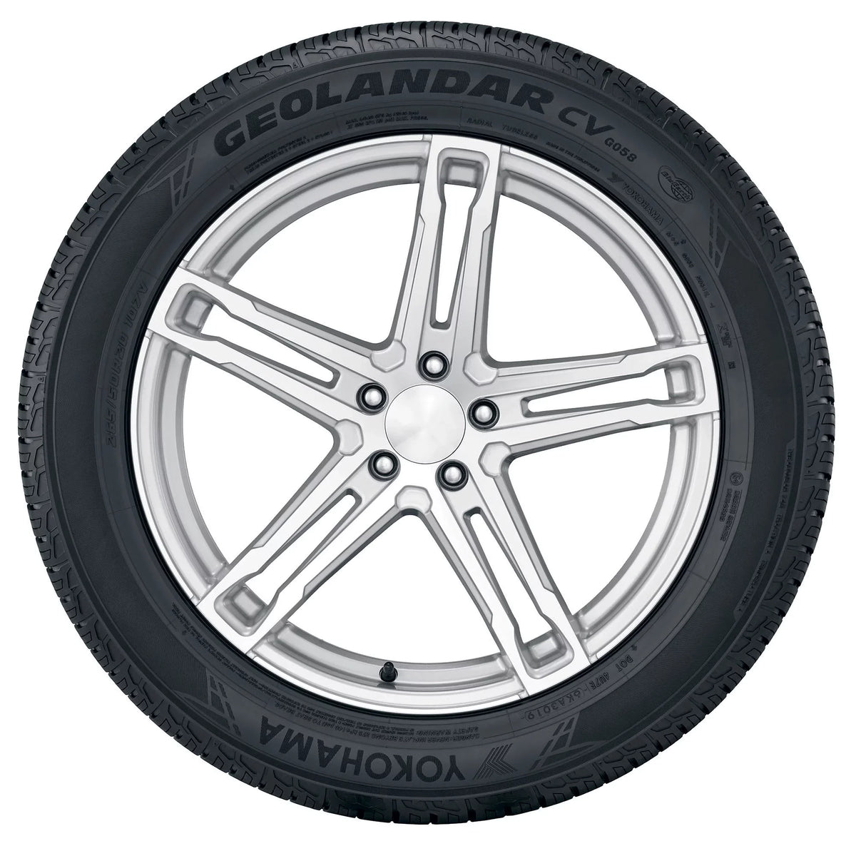 Yokohama Geolandar CV G058 225/65R17 102H BW All Season Tire