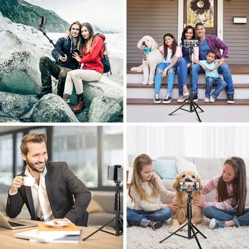 67" Extendable Tripod Stand Wireless Remote Shutter Selfie Stick K4P for  Galaxy J7 V (2017) Perx S6 Edge+ S7 Edge S8 active S10e S10 On5 J3 Emerge 5G Note 9 8 20 10 Plus S21 FE 5G J5