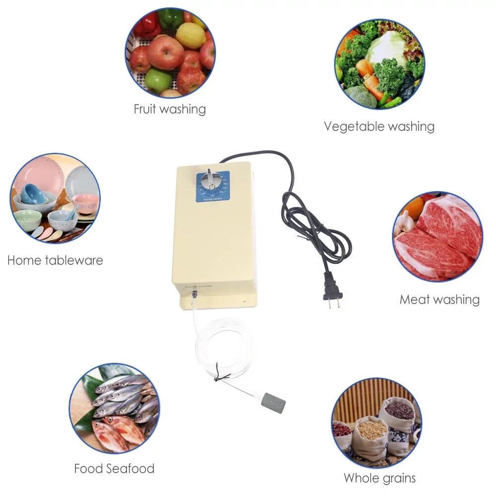 2000mg/h Ozone Generator Machine Air moisture Sterilizer Purifier + Time Swithch