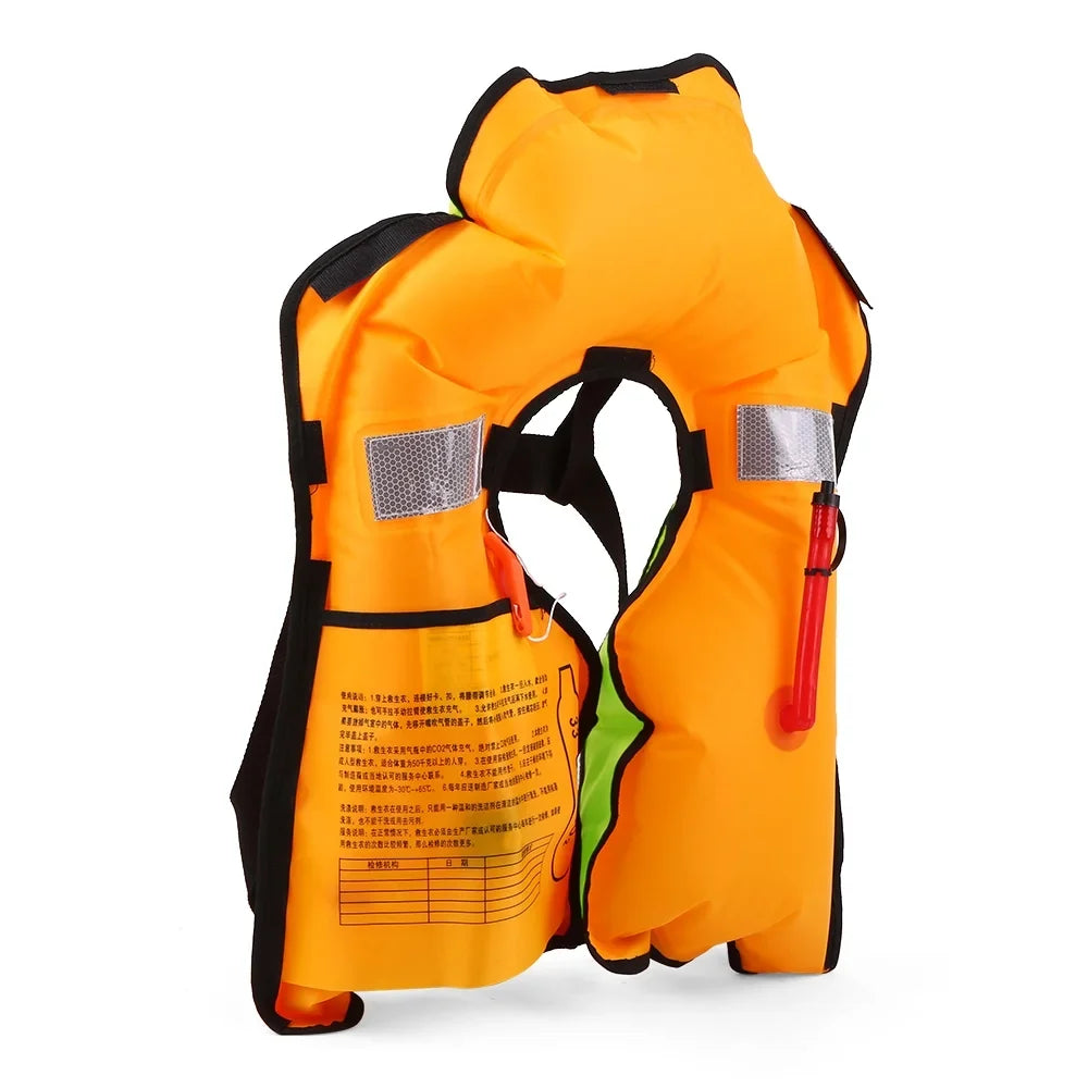 Manual Inflatable Adult moisture Sports Swiming Fishing Survival Jacket