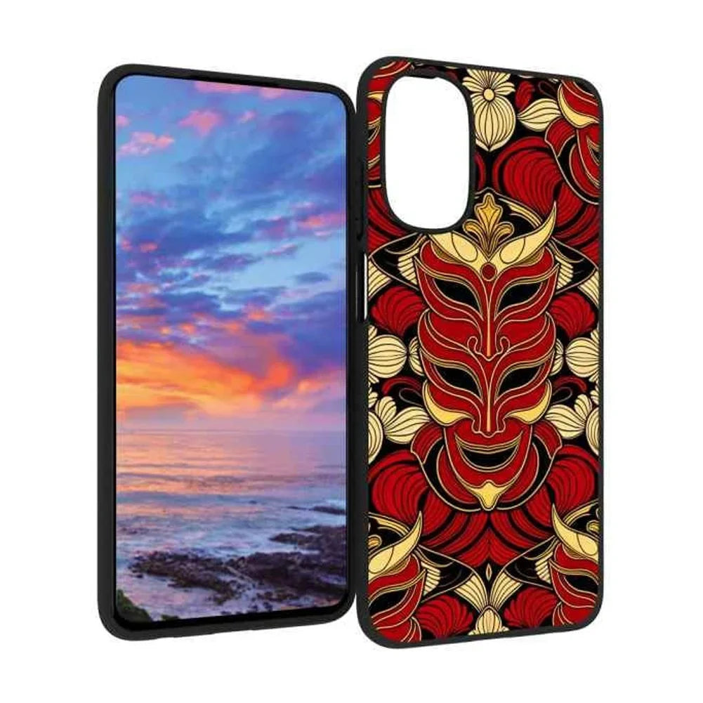Japanese-mask-373 phone case for Moto G 5G 2022 for Women Men Gifts,Flexible Painting silicone Shockproof - Phone wrap for Moto G 5G 2022