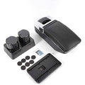 OUKANING Automotive Armrest Rotatable Black Leather Center Console Storage Box For Nissan Versa Tiida Latio 2007-2011 Automotive Body Parts
