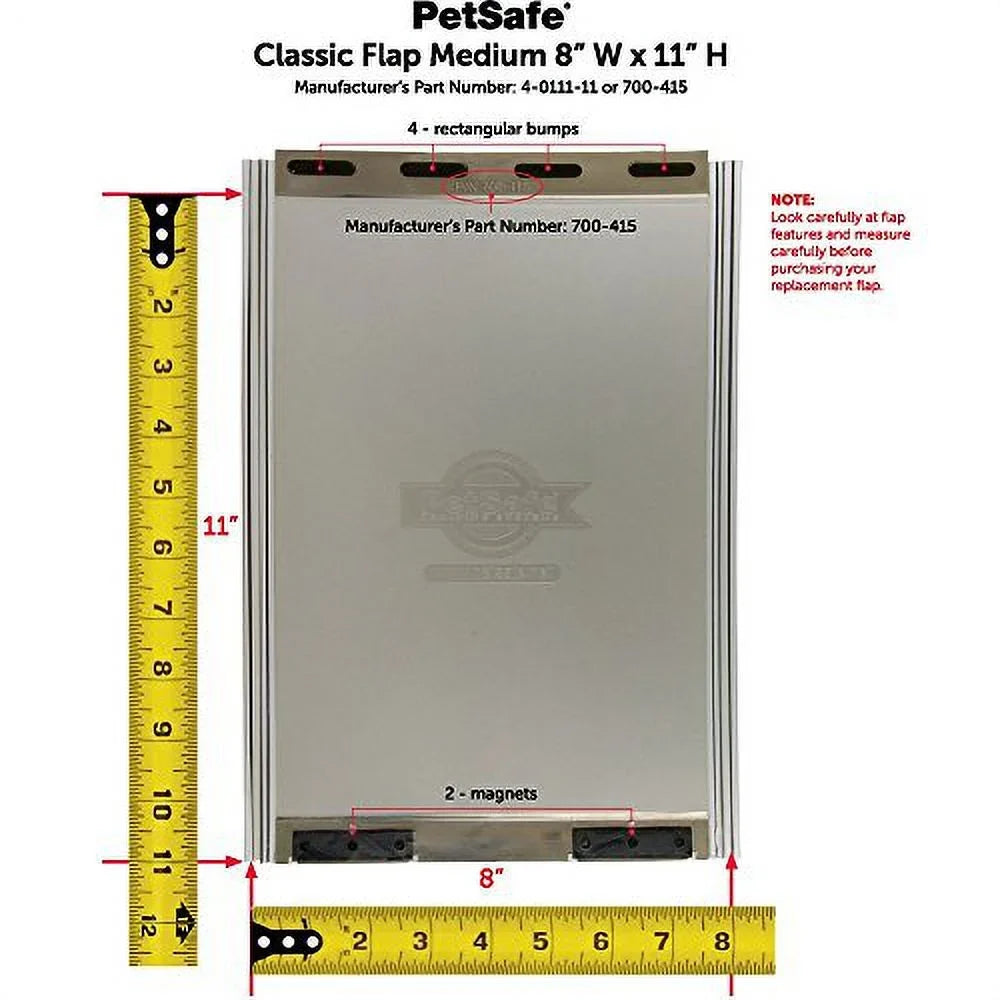 PetSafe Classic Replacement Flap - Medium - appropriate with Discontinued Doors