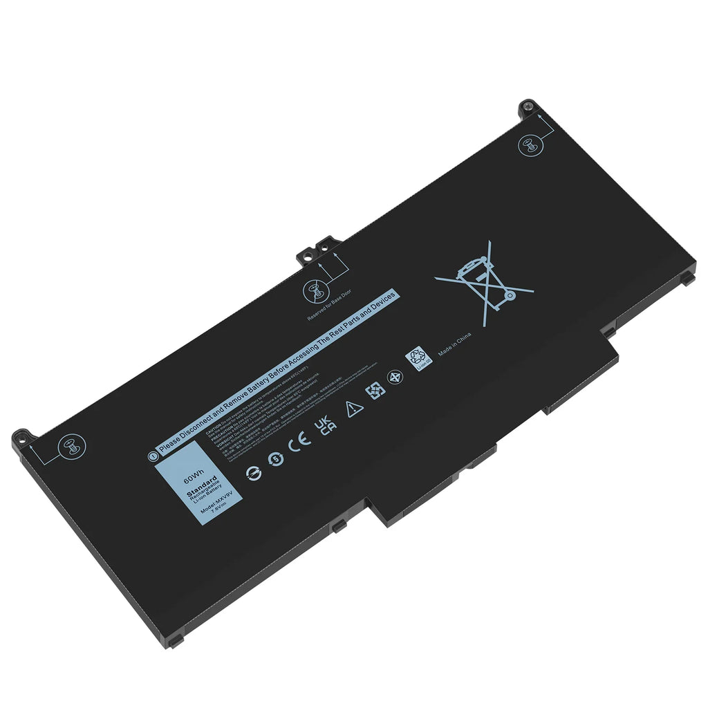 For  Latitude 5300 5310 (2-in-1) 7300 7400 60Wh Laptop Battery MXV9V