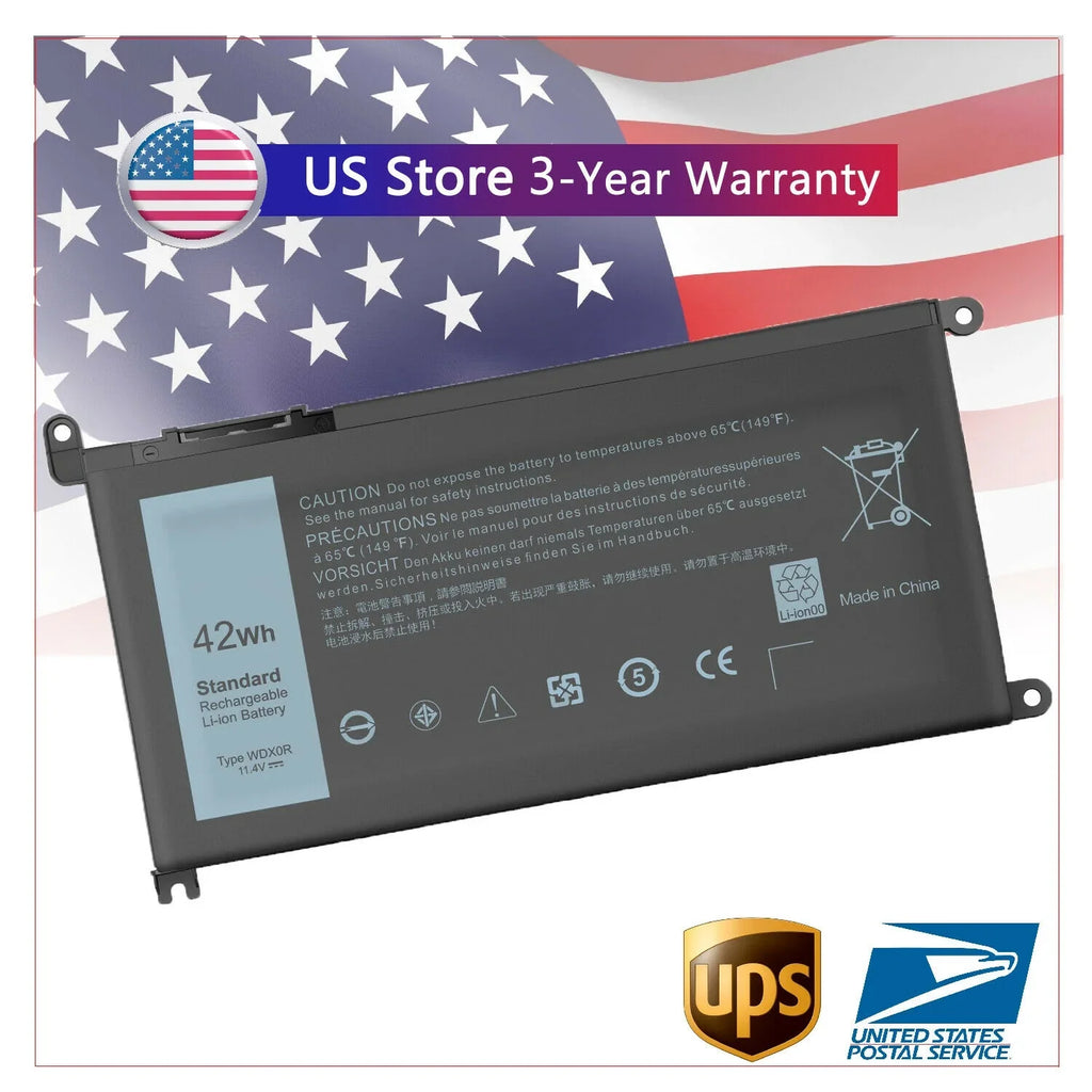 4Cell WDX0R Laptop Battery for  Inspiron 13-5000 13-7000 15-5000 15-7000 NEW