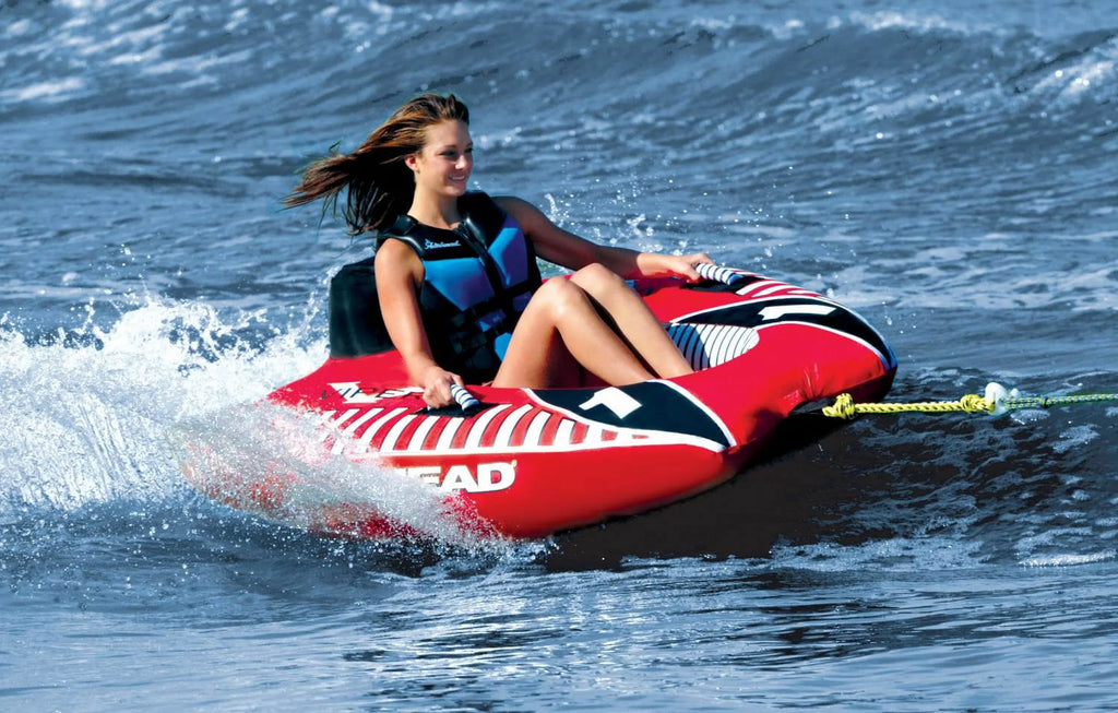 AIRHEAD AHVI-F1 Viper 1 Single Rider Cockpit Inflatable Lake liquid Towable Tube