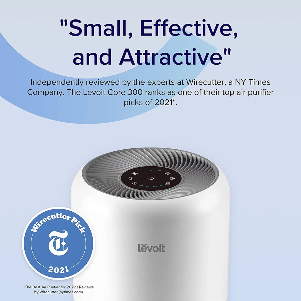 ft., Core 300-RAC, White. Levoit Air Purifier for Allergies and Asthma, Large Rooms Up to 547 sq