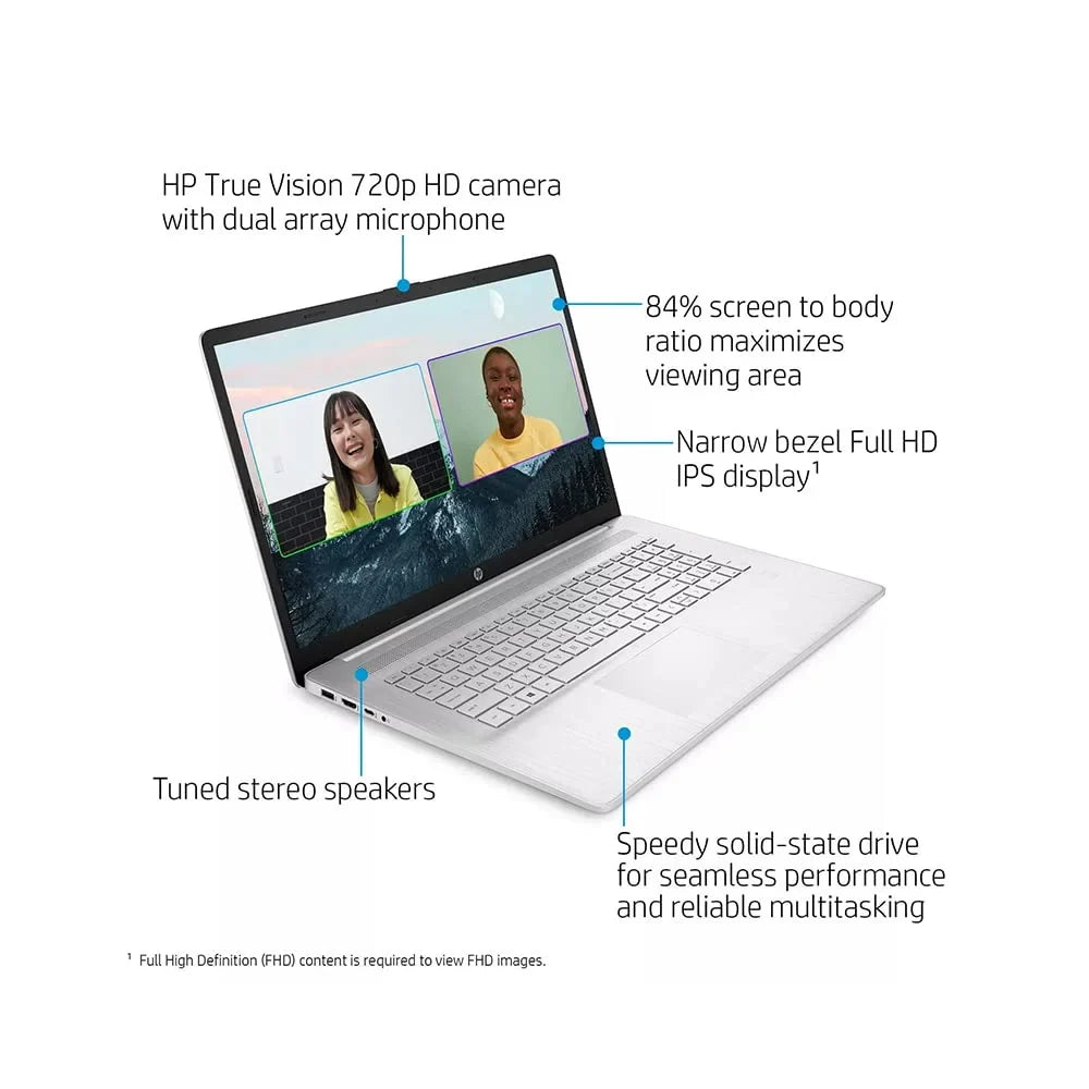 2021 17.3" FHD IPS Laptop Computer, 11th Generation  Core i7-1165G7, 32GB RAM, 1TB PCIe SSD, Backlit Keyboard,  Iris Xe Graphics, HD Webcam, HD Audio, Windows OS, Silver, 32GB USB Card