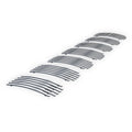 APS Premium Stainless Steel Chrome 8x6 Billet Grille appropriate with Jeep Grand Cherokee 2006-2008 Overland SRT8 Main Upper N19-S04566J