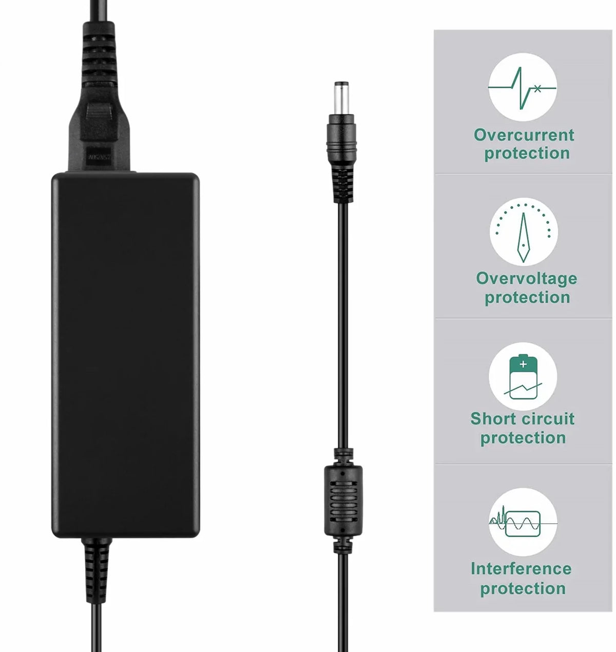 KONKIN BOO suitable 90W Ac Adapter Charger Replacement for  Compaq Presario Cq50 Cq57 Cq58 G40 G41 G42 G42t