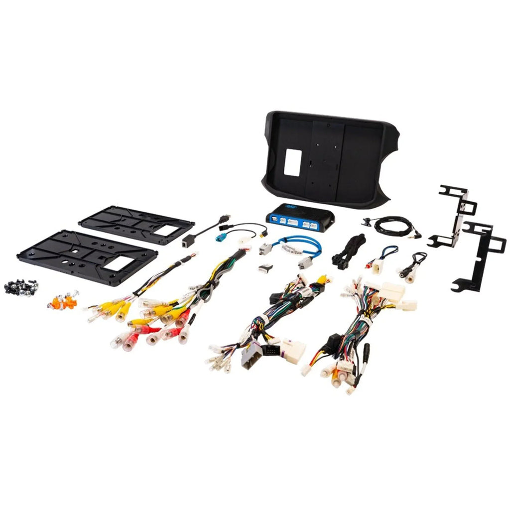 Stinger Heigh10 10" In-dash Infotainment System with SR-TAC16H Flush-Mount Dash Kit suitable with 16-21  Tacoma
